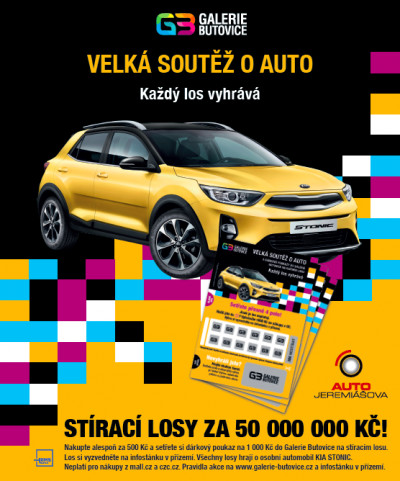 Velká soutěž o auto a dárkové poukazy